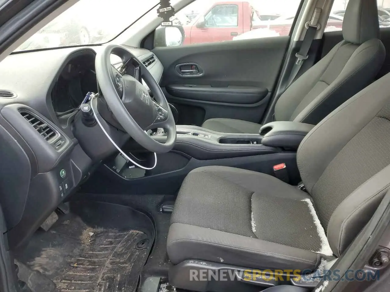 7 fotografías del automóvil dañado 3CZRU6H57KM709789 HONDA HR-V 2019