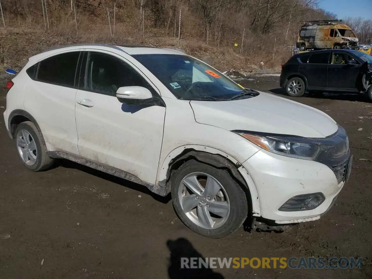 4 fotografías del automóvil dañado 3CZRU6H57KM731310 HONDA HR-V 2019