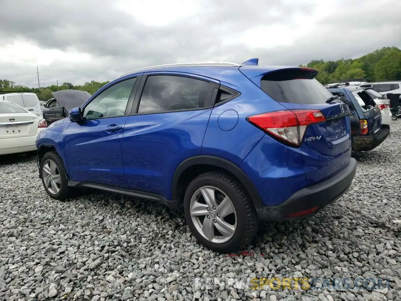 2 fotografías del automóvil dañado 3CZRU6H58KM741991 HONDA HR-V 2019