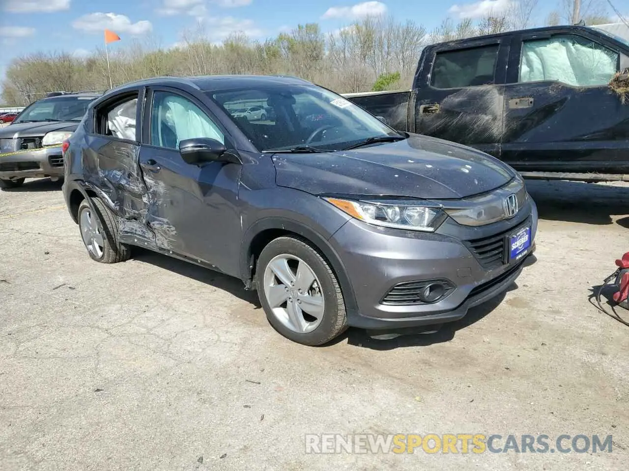 4 fotografías del automóvil dañado 3CZRU6H5XKM738400 HONDA HR-V 2019
