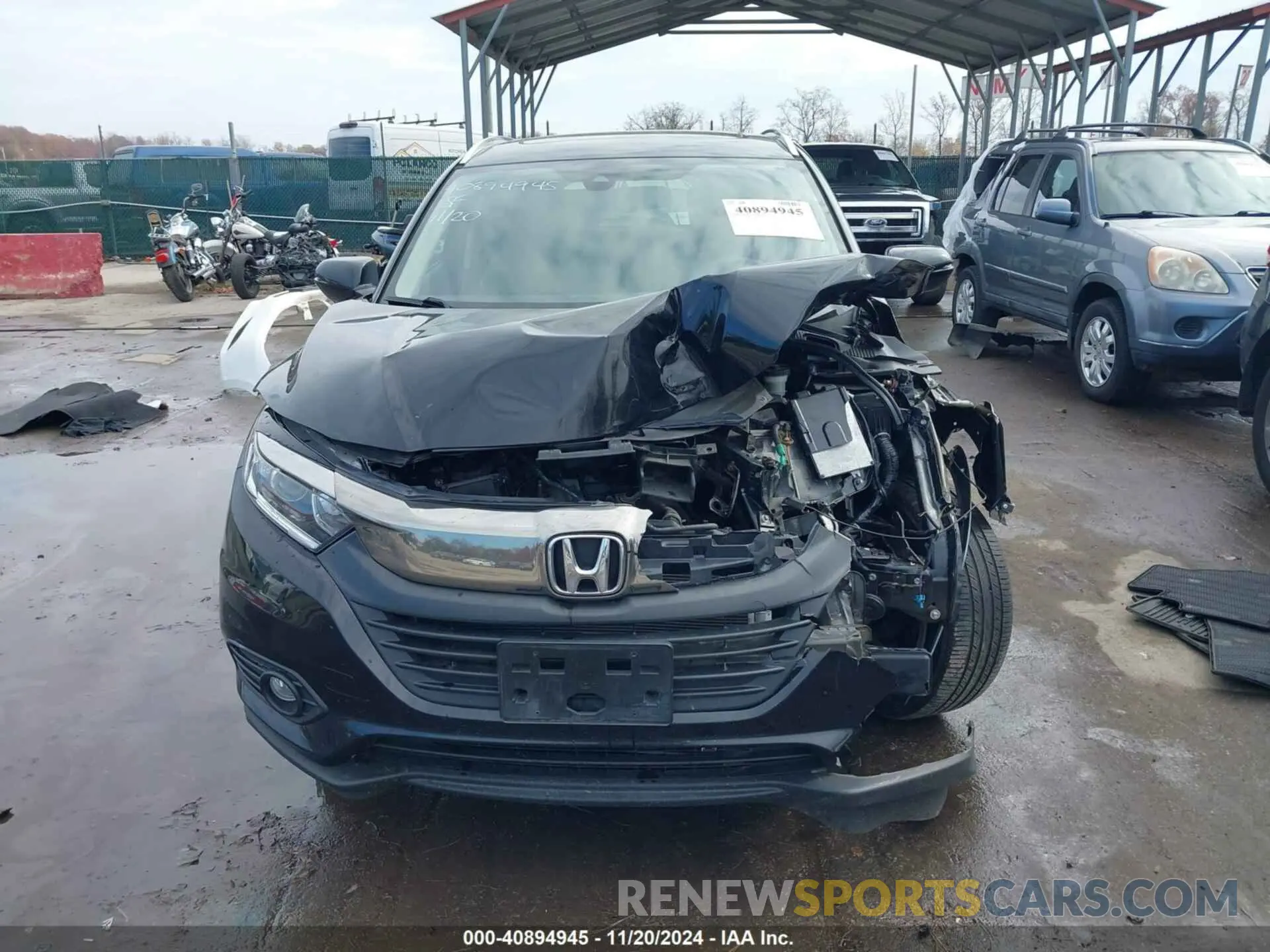 12 fotografías del automóvil dañado 3CZRU6H71KM720174 HONDA HR-V 2019