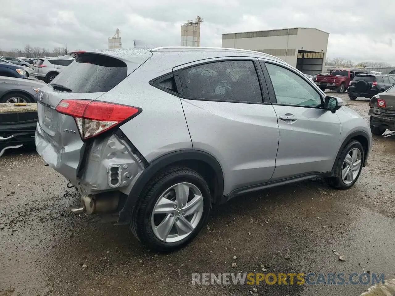 3 fotografías del automóvil dañado 3CZRU6H72KM724251 HONDA HR-V 2019