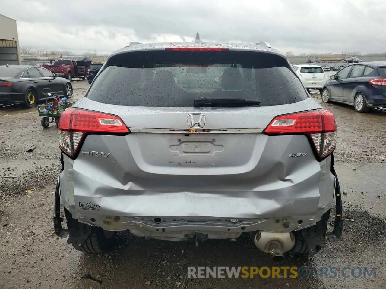 6 fotografías del automóvil dañado 3CZRU6H72KM724251 HONDA HR-V 2019