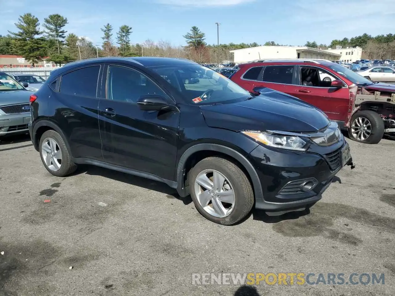 4 fotografías del automóvil dañado 3CZRU6H74KM740211 HONDA HR-V 2019