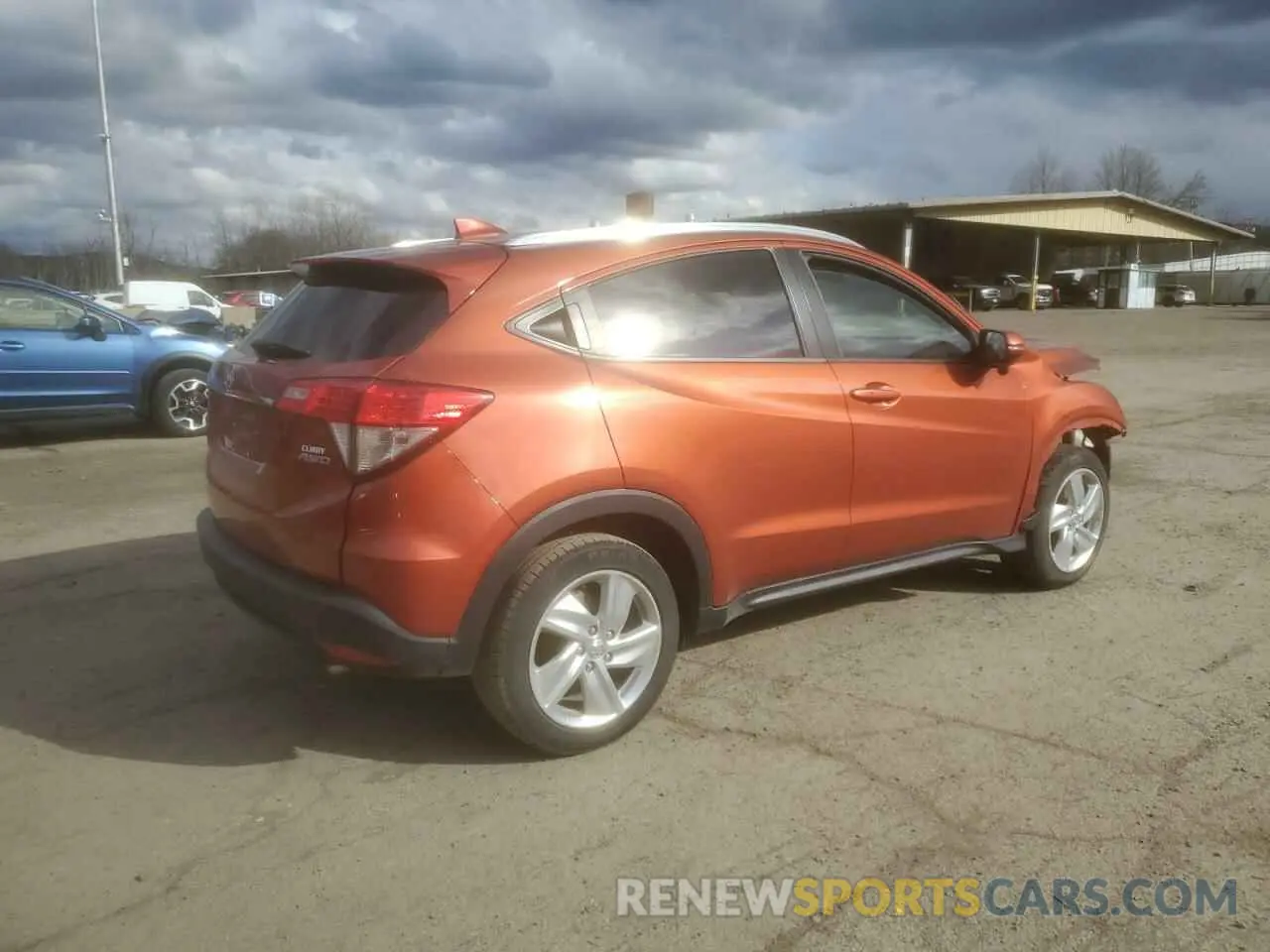 3 fotografías del automóvil dañado 3CZRU6H75KM710005 HONDA HR-V 2019