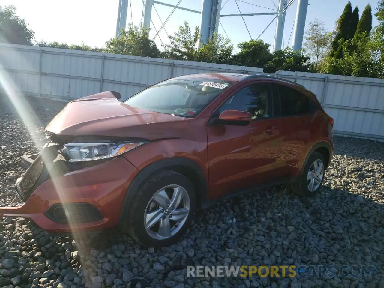 1 fotografías del automóvil dañado 3CZRU6H76KM708408 HONDA HR-V 2019