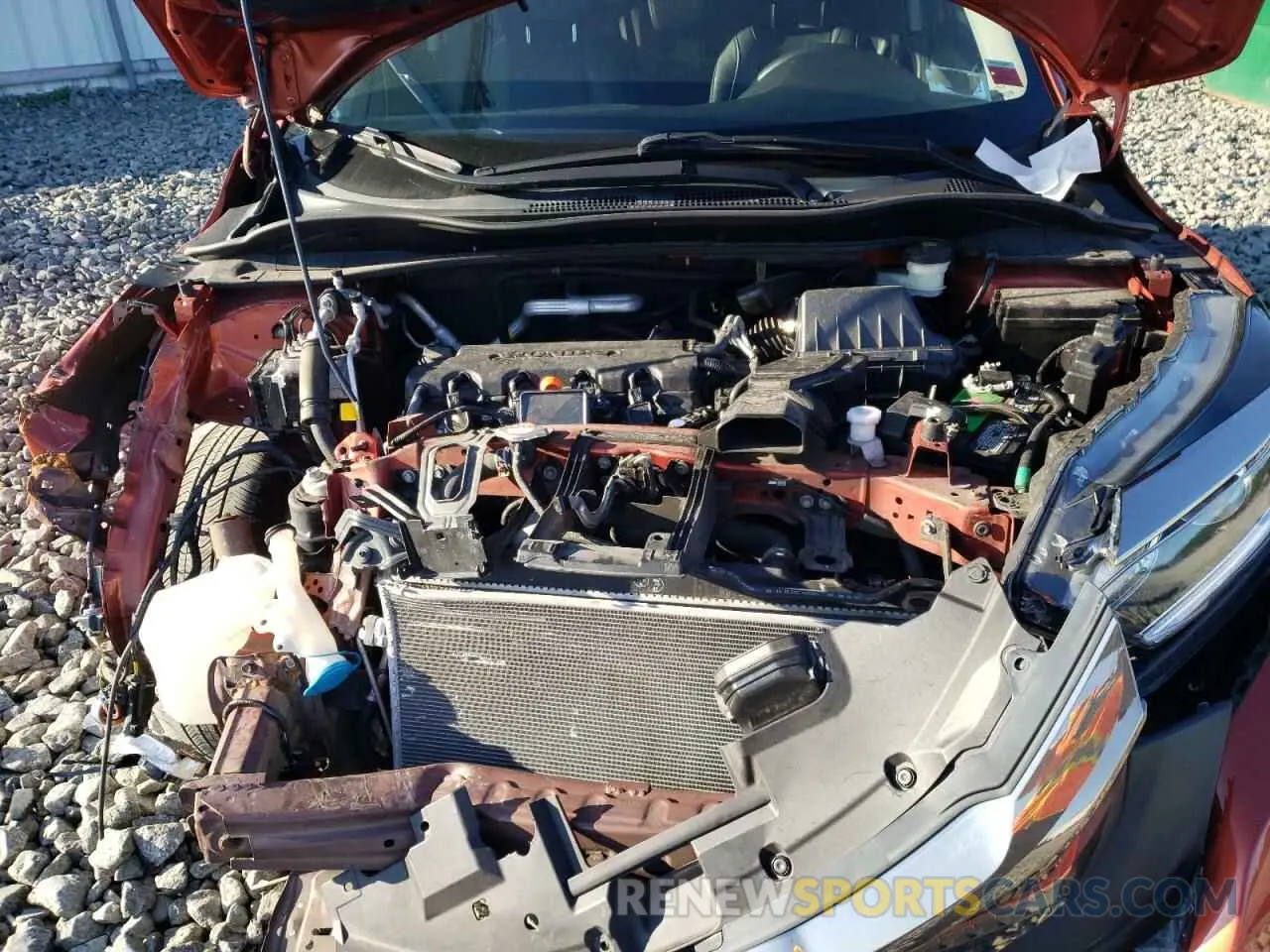 11 fotografías del automóvil dañado 3CZRU6H76KM708408 HONDA HR-V 2019