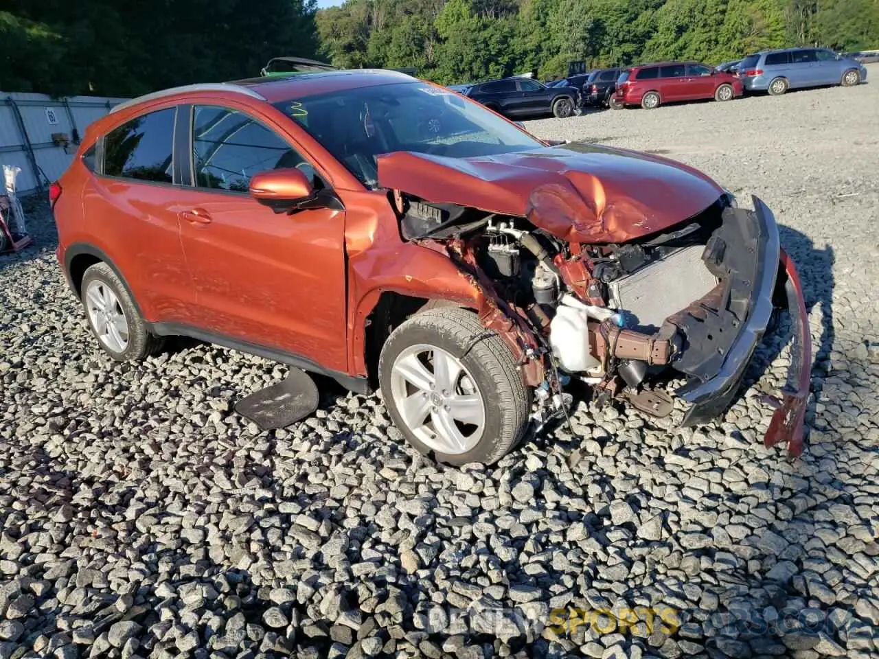 4 fotografías del automóvil dañado 3CZRU6H76KM708408 HONDA HR-V 2019