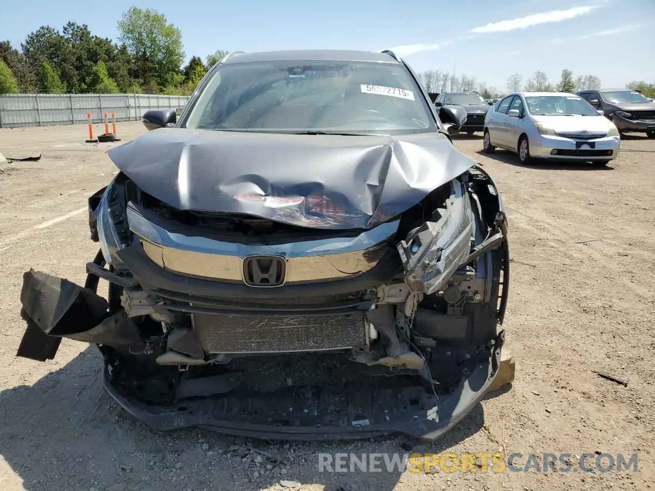 5 fotografías del automóvil dañado 3CZRU6H78KM724304 HONDA HR-V 2019