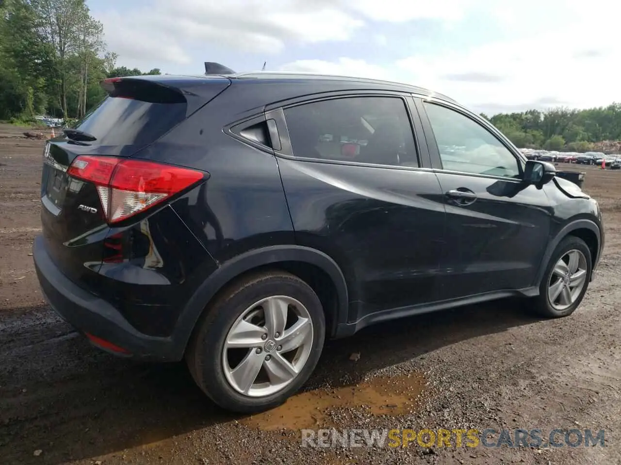 3 fotografías del automóvil dañado 3CZRU6H79KM735098 HONDA HR-V 2019
