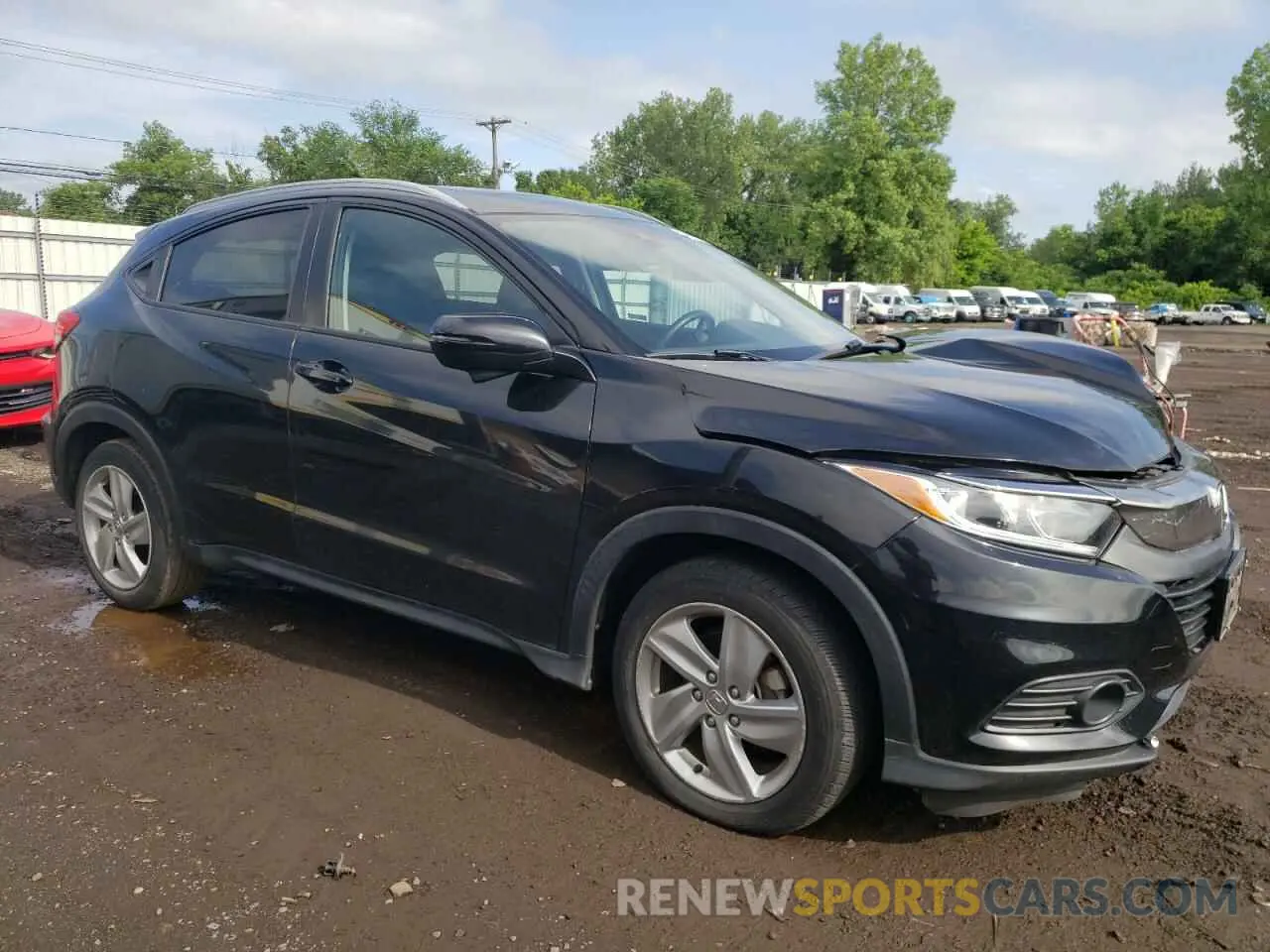 4 fotografías del automóvil dañado 3CZRU6H79KM735098 HONDA HR-V 2019