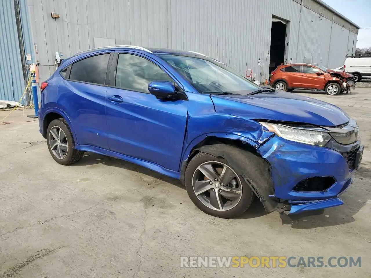 4 fotografías del automóvil dañado 3CZRU6H95KM710460 HONDA HR-V 2019