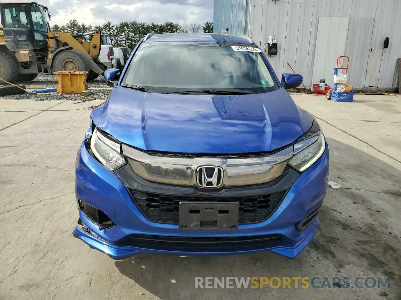 5 fotografías del automóvil dañado 3CZRU6H95KM710460 HONDA HR-V 2019