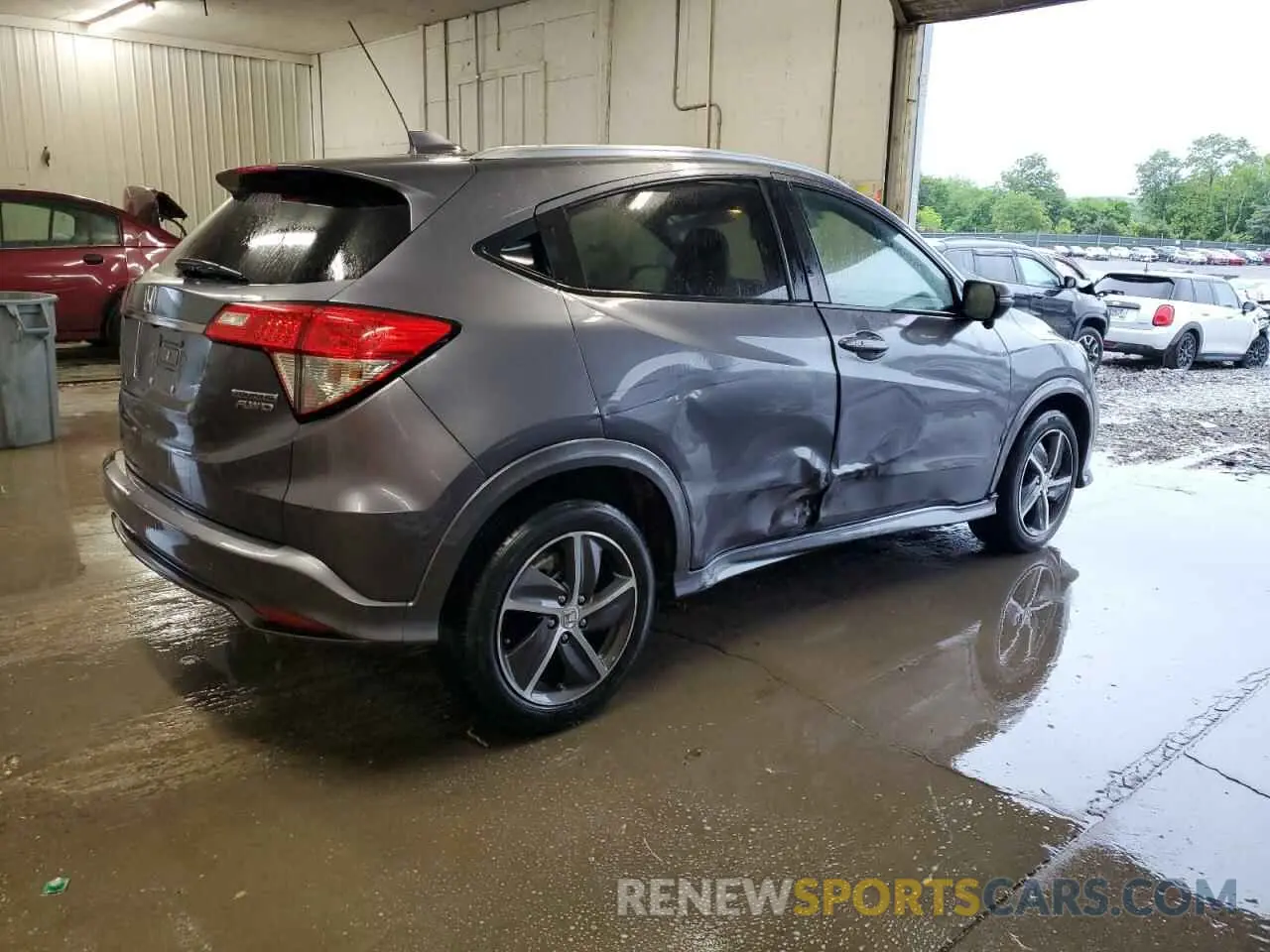 3 fotografías del automóvil dañado 3CZRU6H95KM717537 HONDA HR-V 2019