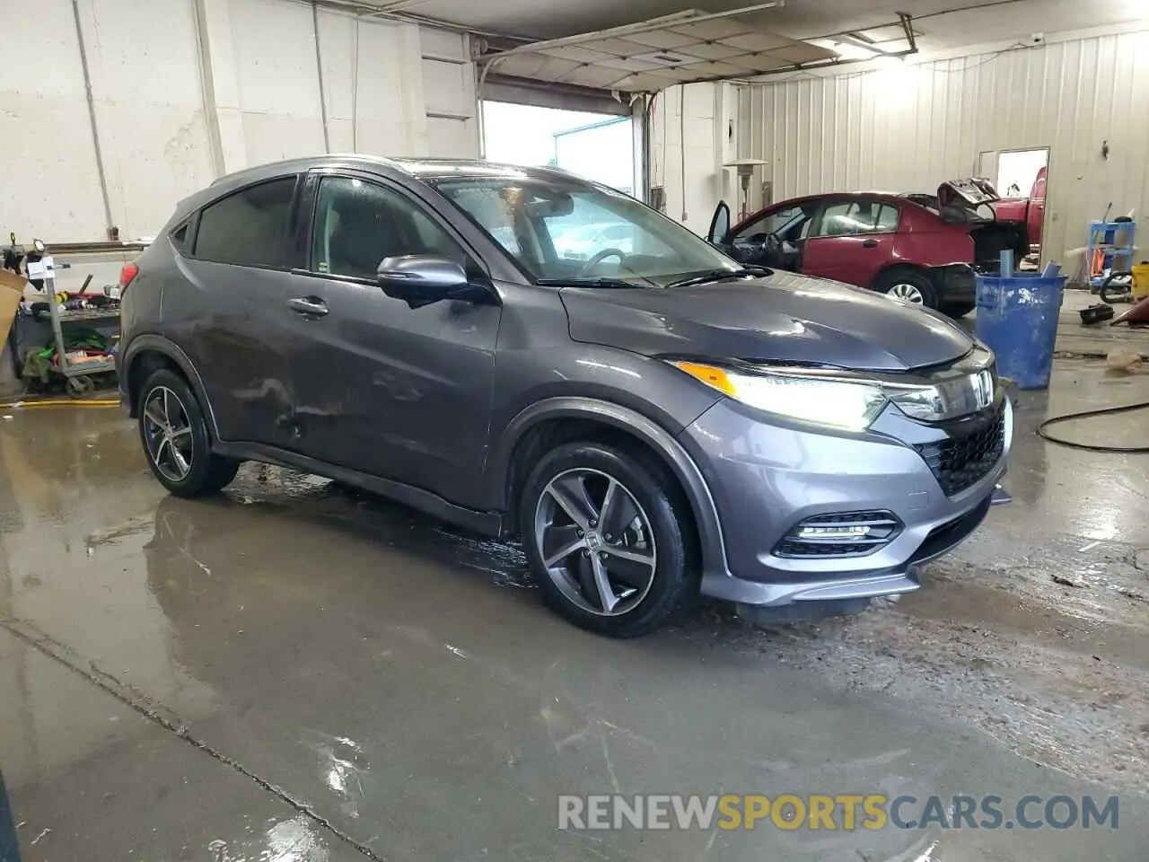 4 fotografías del automóvil dañado 3CZRU6H95KM717537 HONDA HR-V 2019