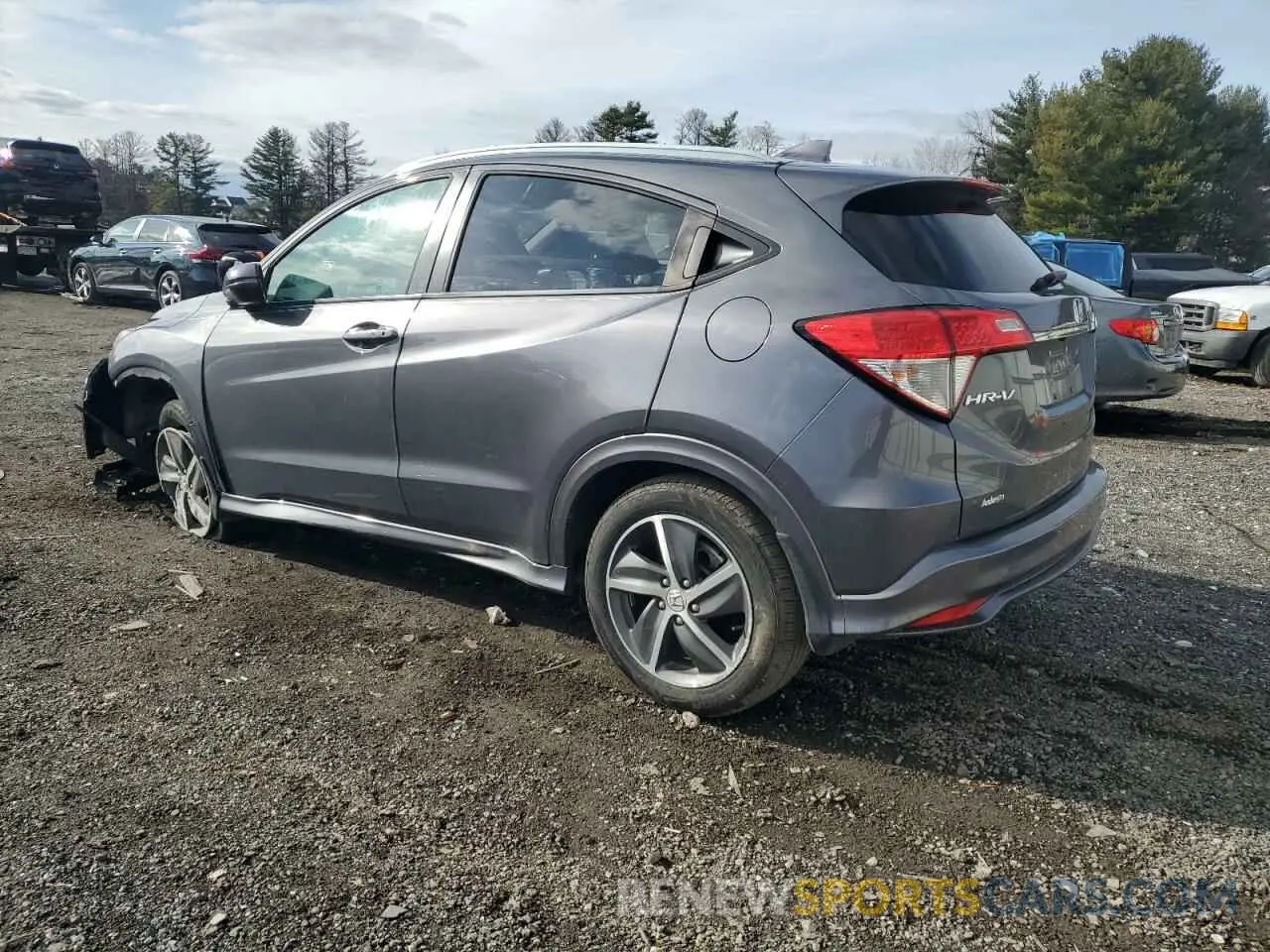 2 fotografías del automóvil dañado 3CZRU6H97KM701954 HONDA HR-V 2019