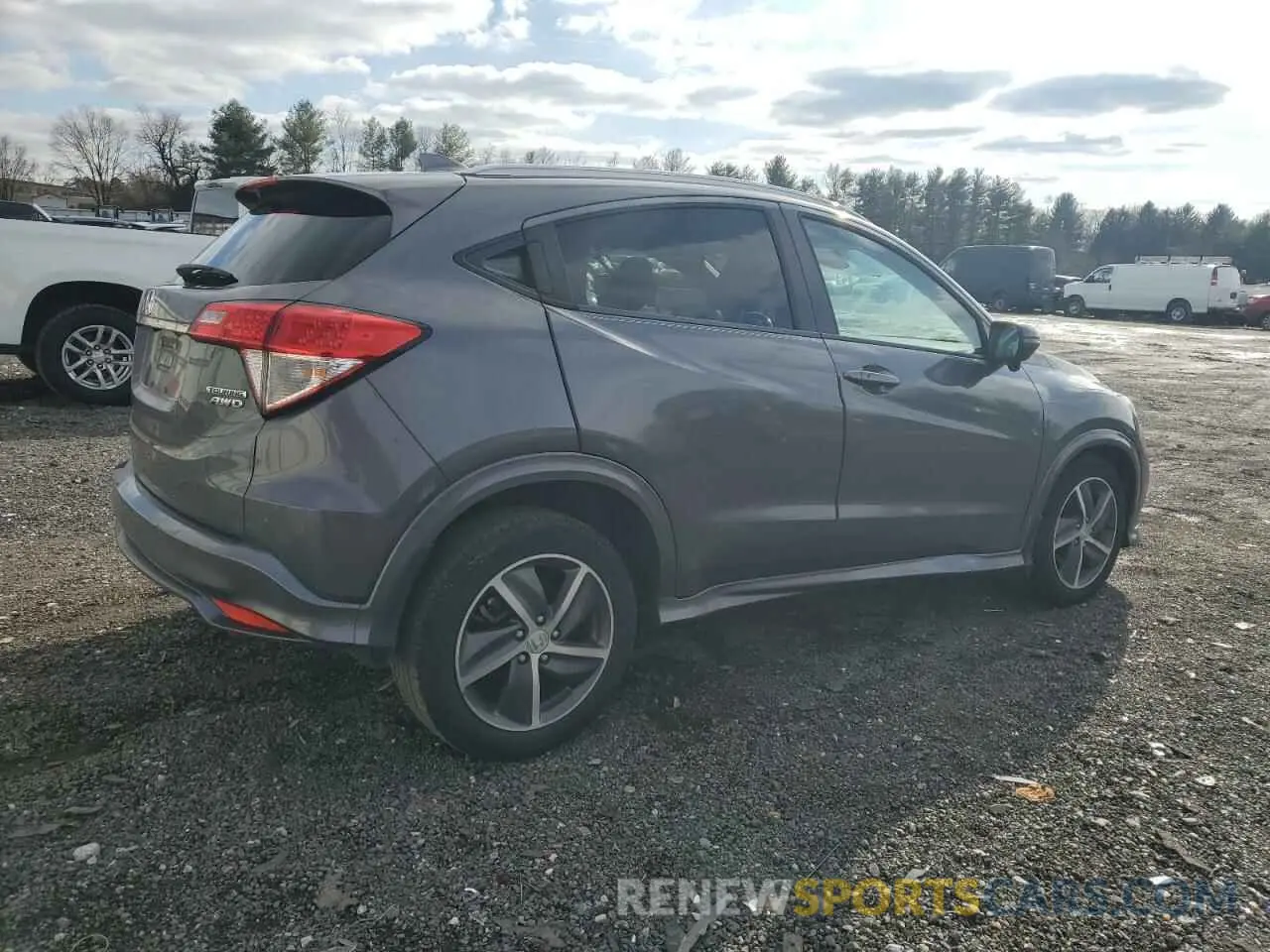 3 fotografías del automóvil dañado 3CZRU6H97KM701954 HONDA HR-V 2019