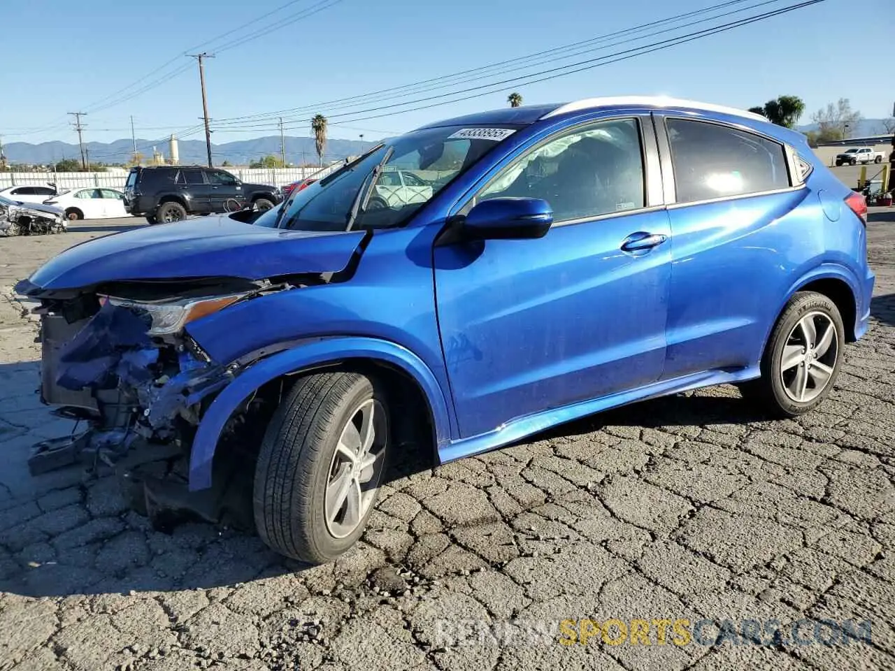 1 fotografías del automóvil dañado 3CZRU6H98KM710470 HONDA HR-V 2019
