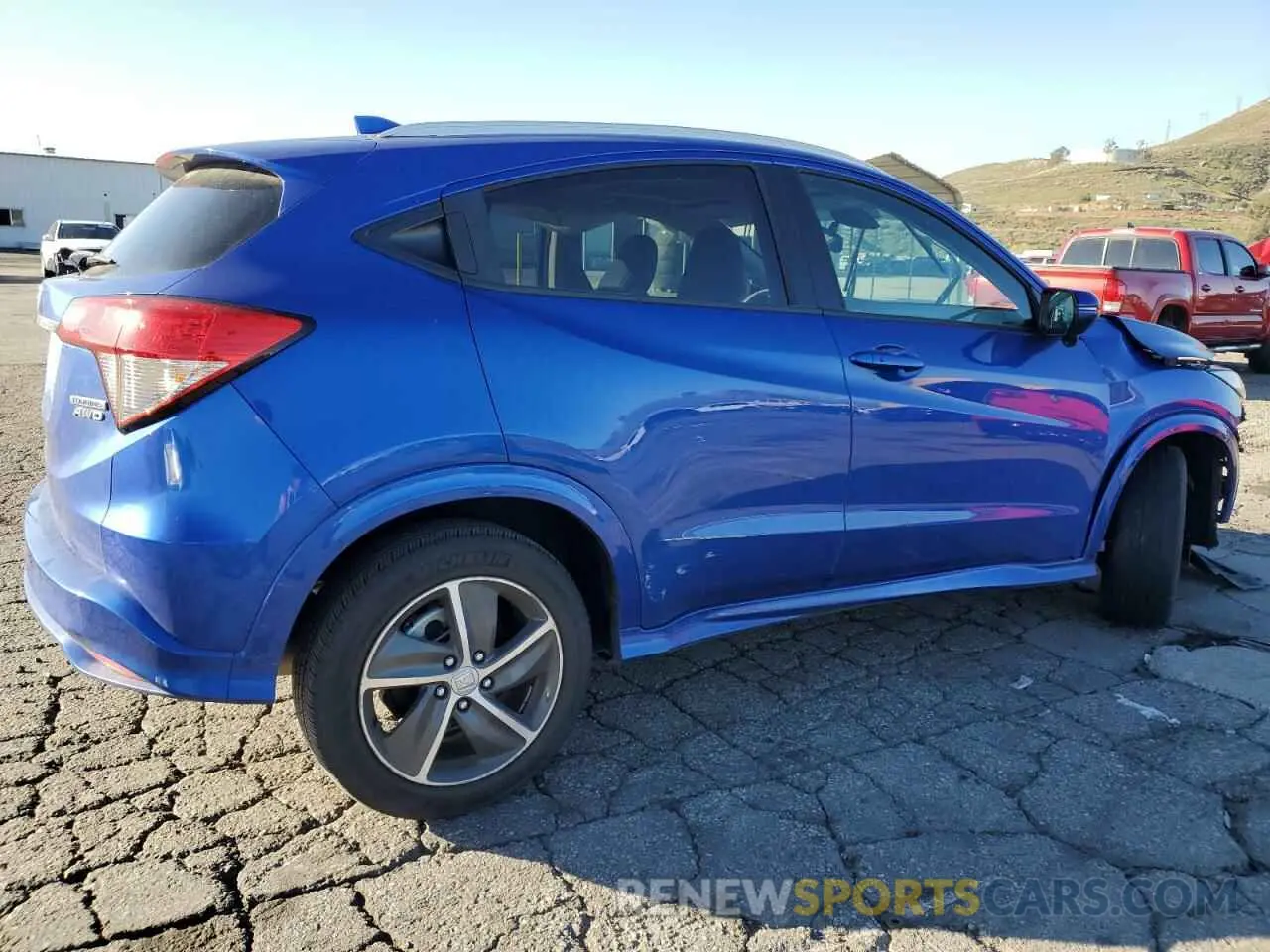 3 fotografías del automóvil dañado 3CZRU6H98KM710470 HONDA HR-V 2019