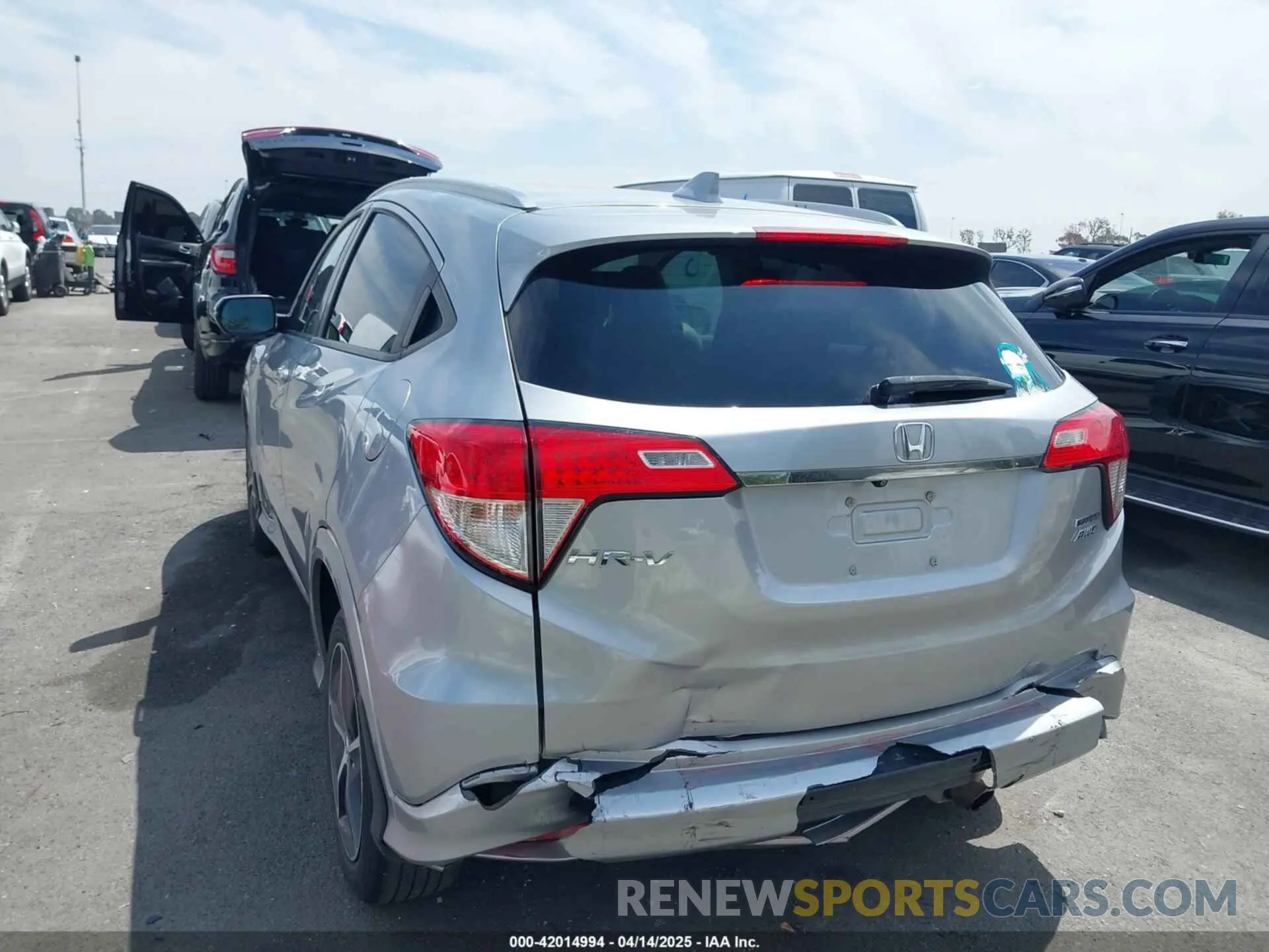 3 fotografías del automóvil dañado 3CZRU6H99KM715113 HONDA HR-V 2019
