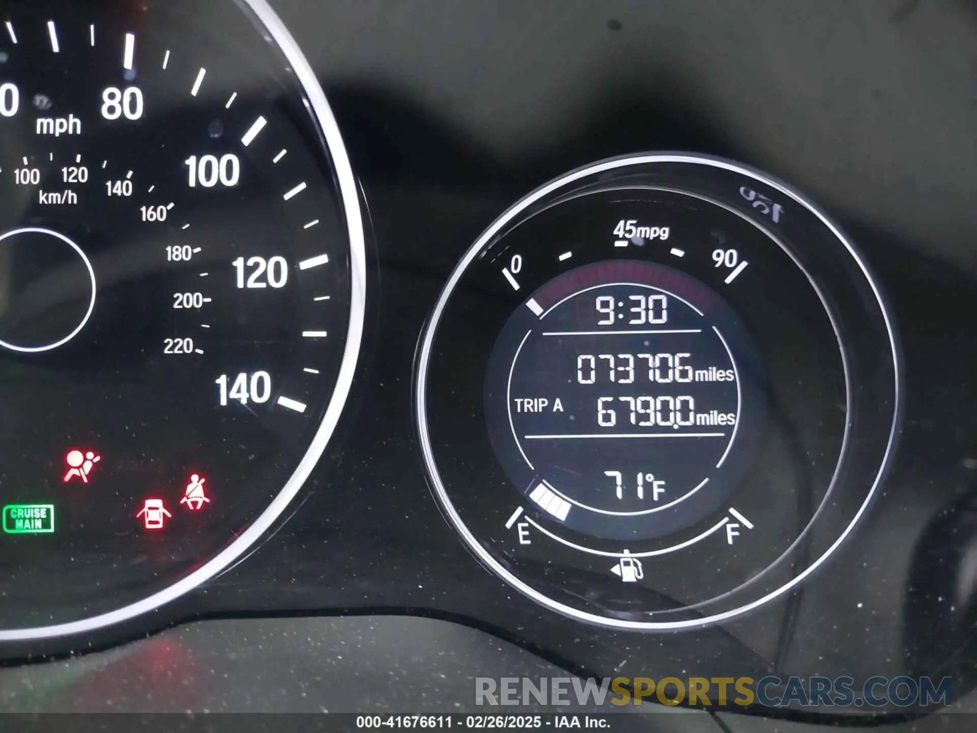 15 fotografías del automóvil dañado 3CZRU5H10LM710310 HONDA HR-V 2020