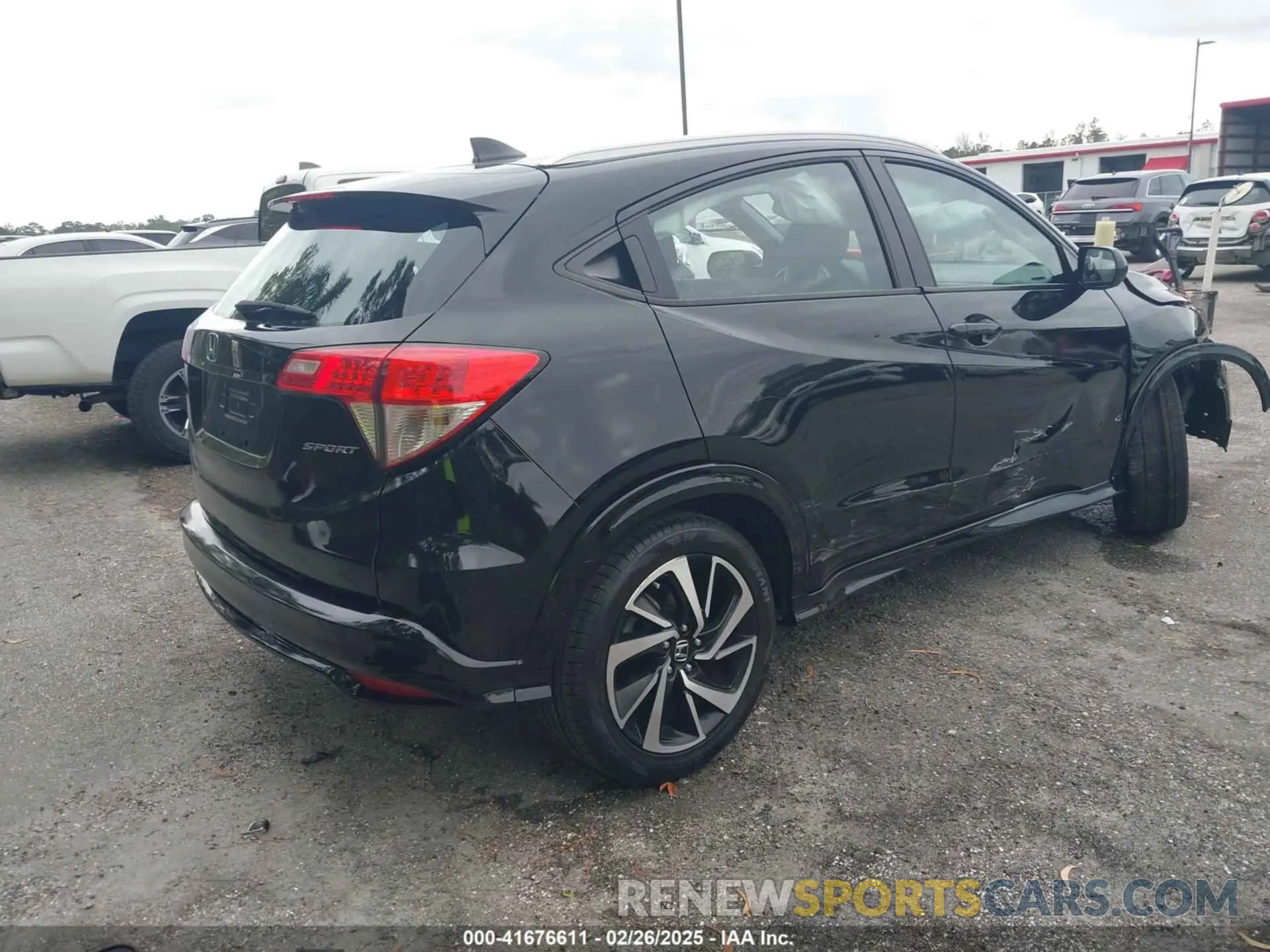4 fotografías del automóvil dañado 3CZRU5H10LM710310 HONDA HR-V 2020