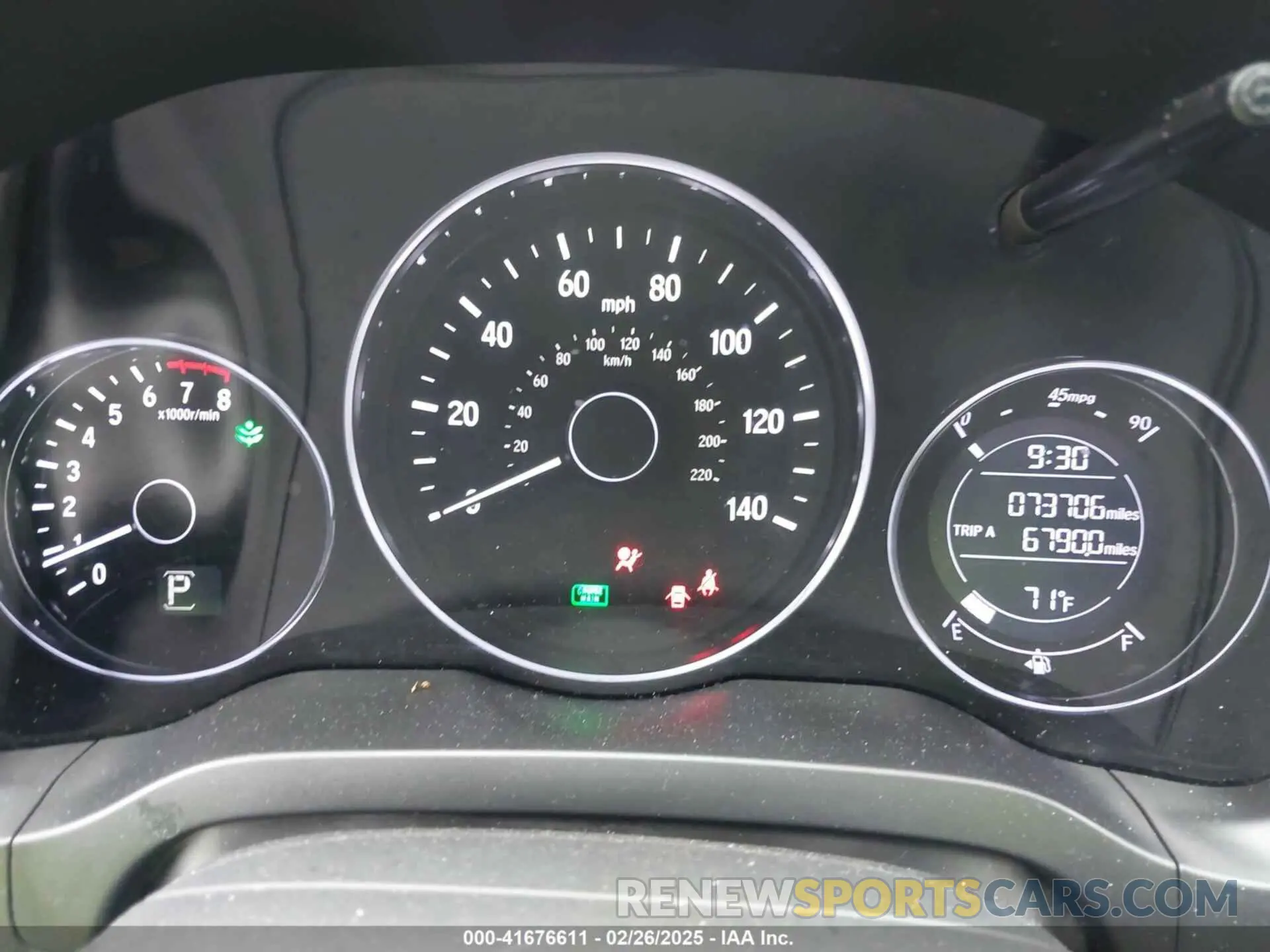 7 fotografías del automóvil dañado 3CZRU5H10LM710310 HONDA HR-V 2020