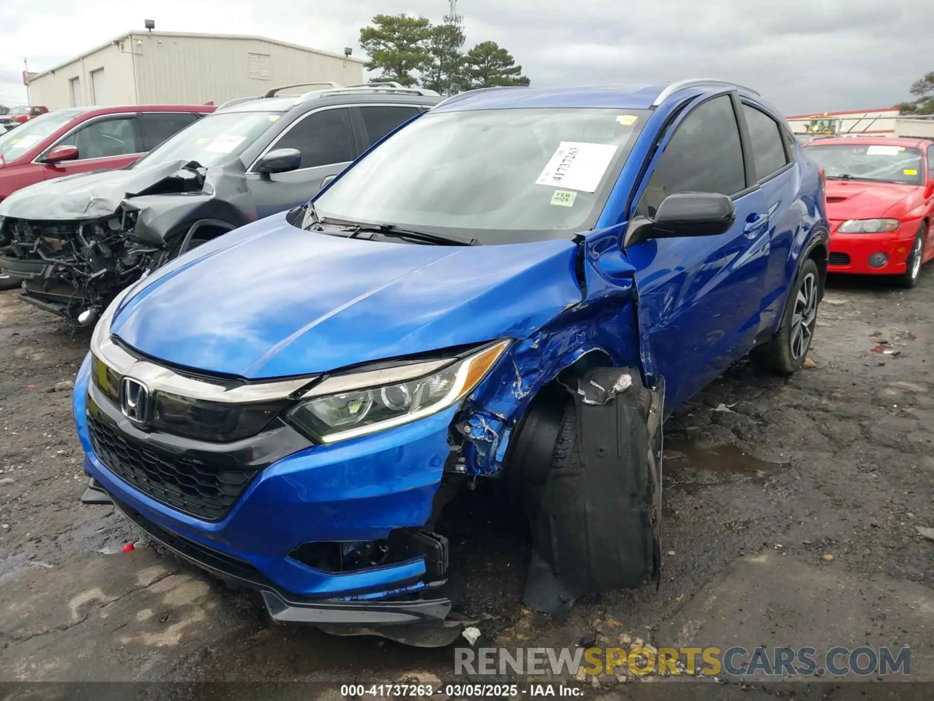 2 fotografías del automóvil dañado 3CZRU5H11LM715936 HONDA HR-V 2020