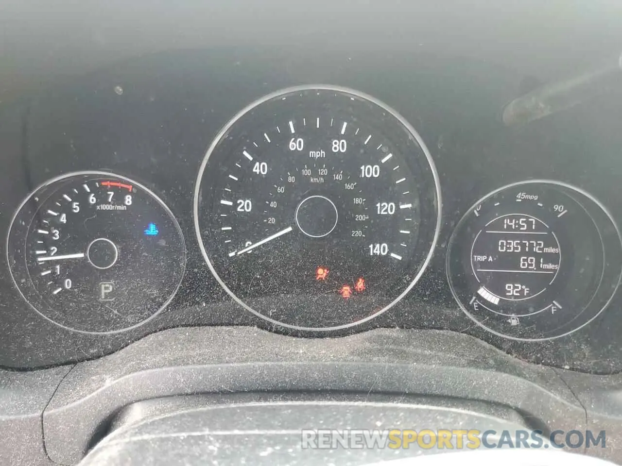 9 fotografías del automóvil dañado 3CZRU5H15LM713686 HONDA HR-V 2020