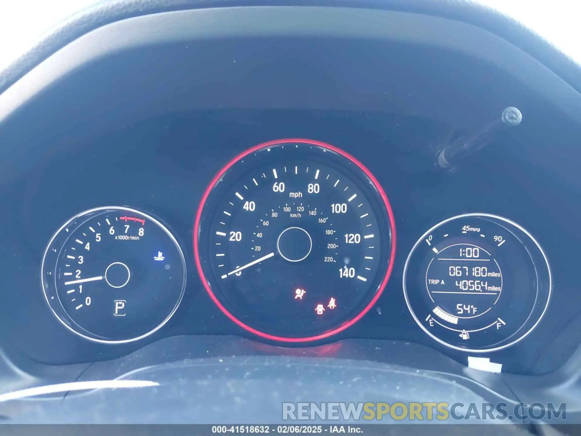 7 fotografías del automóvil dañado 3CZRU5H15LM718287 HONDA HR-V 2020