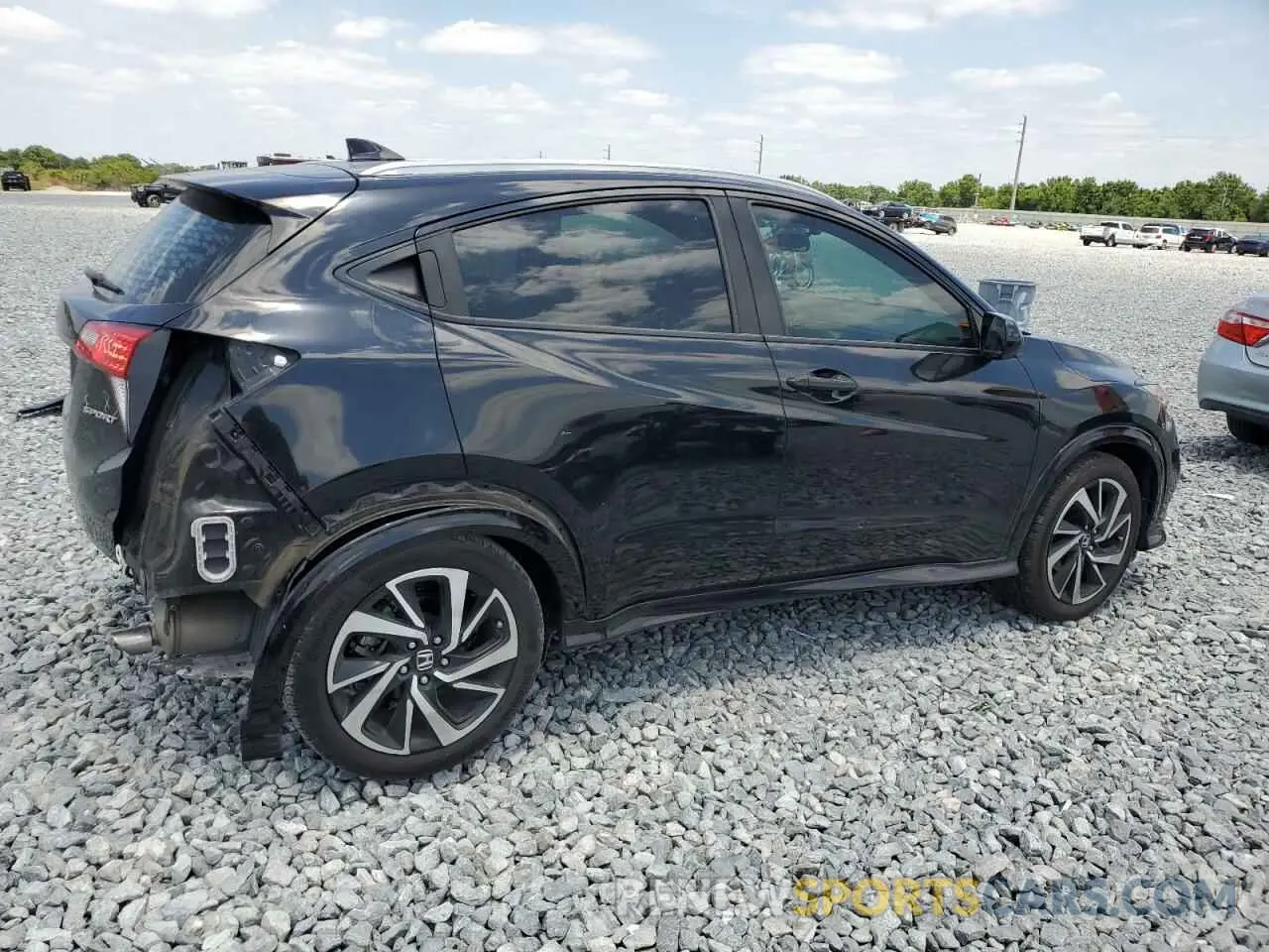 3 fotografías del automóvil dañado 3CZRU5H17LM710305 HONDA HR-V 2020