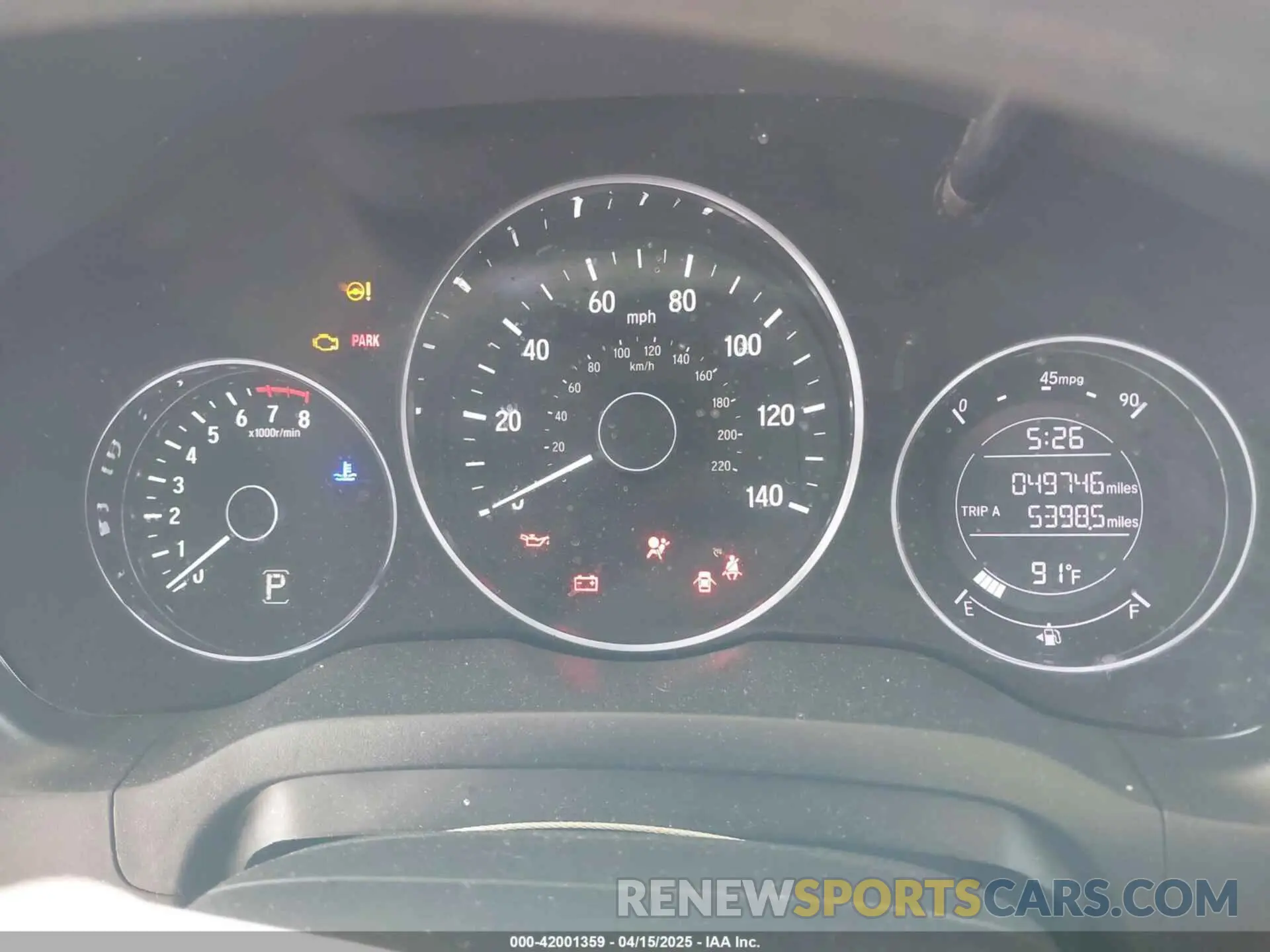 7 fotografías del automóvil dañado 3CZRU5H35LM708117 HONDA HR-V 2020