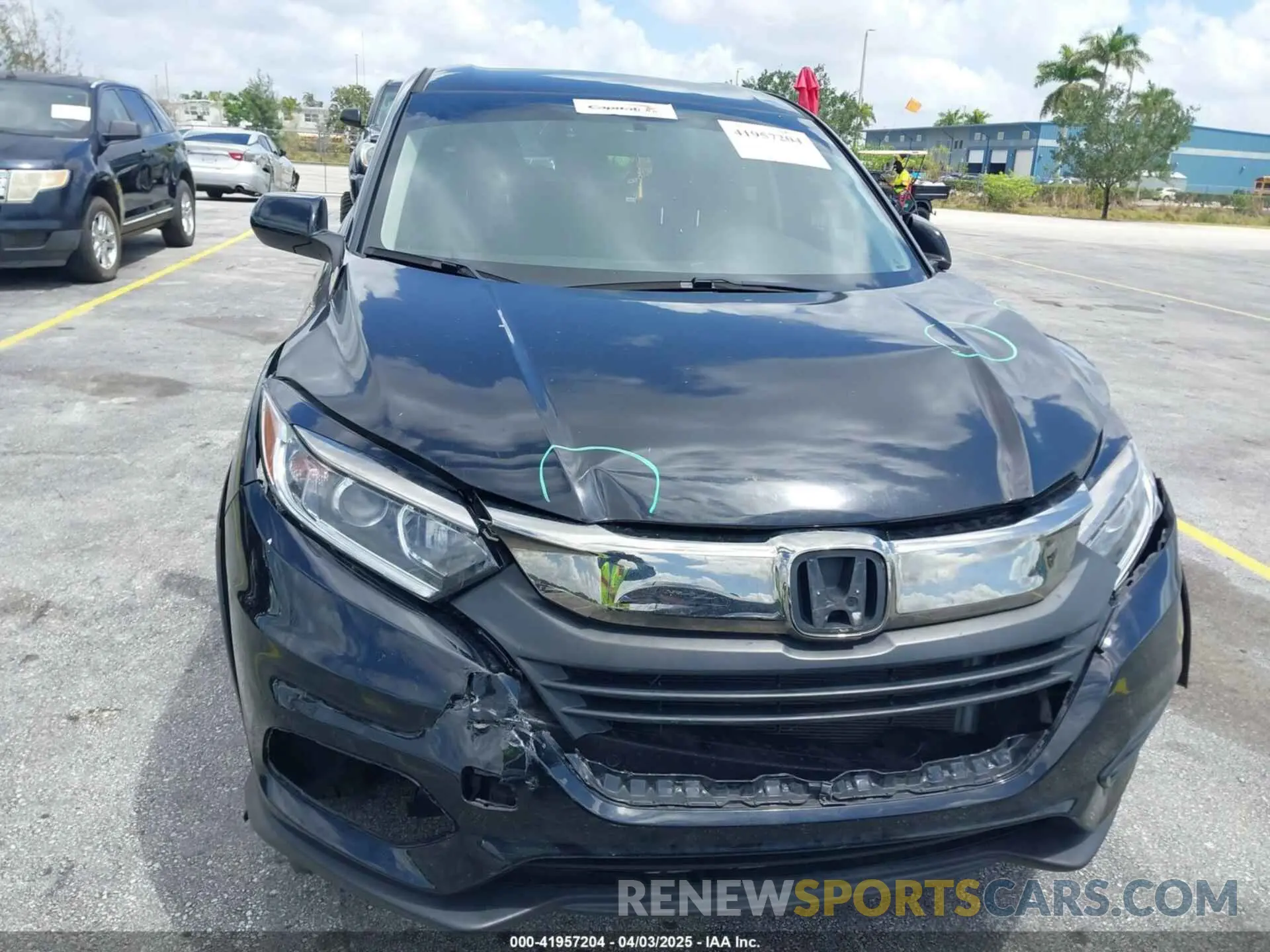 12 fotografías del automóvil dañado 3CZRU5H37LM709897 HONDA HR-V 2020