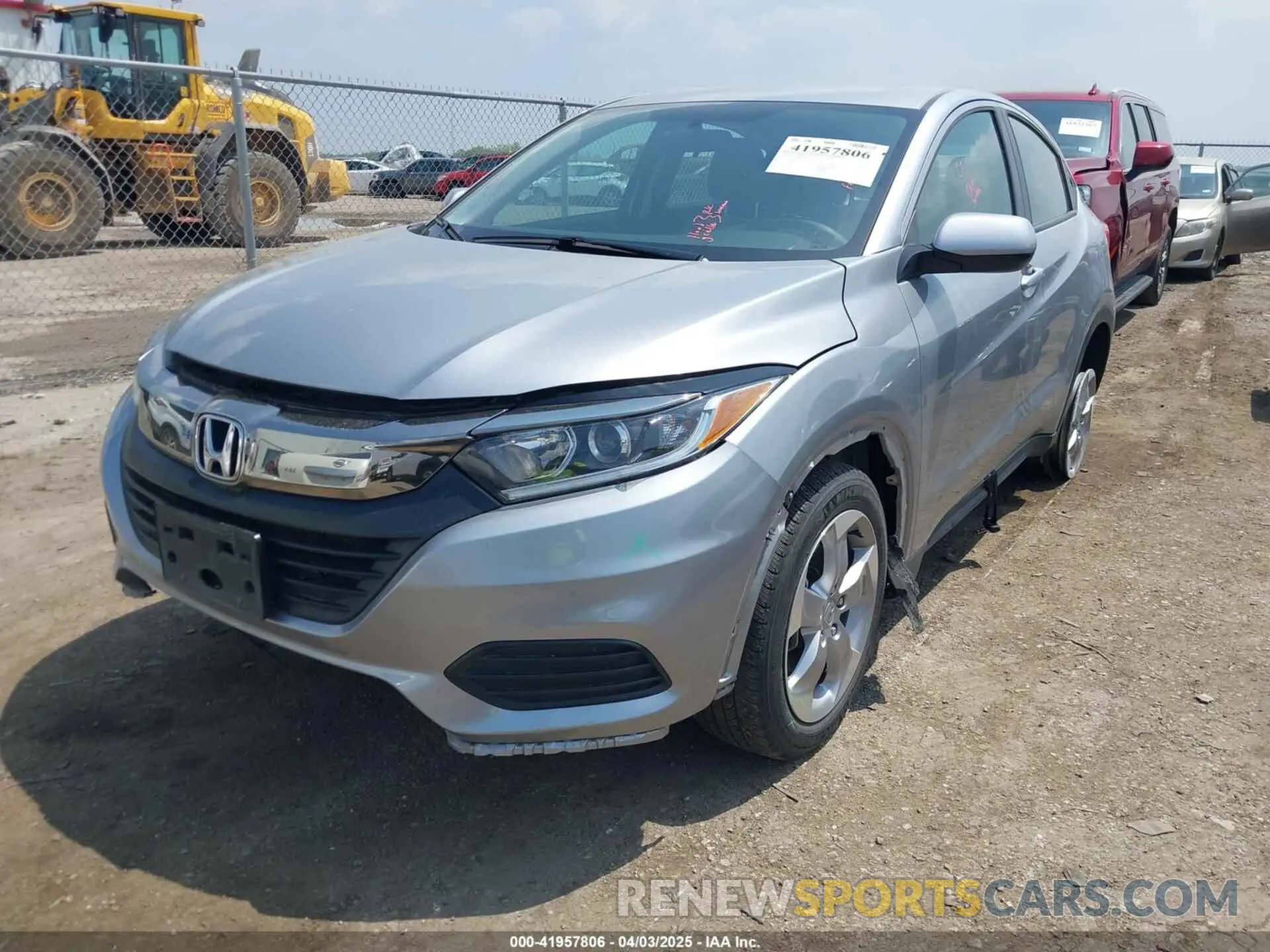 2 fotografías del automóvil dañado 3CZRU5H3XLM718688 HONDA HR-V 2020