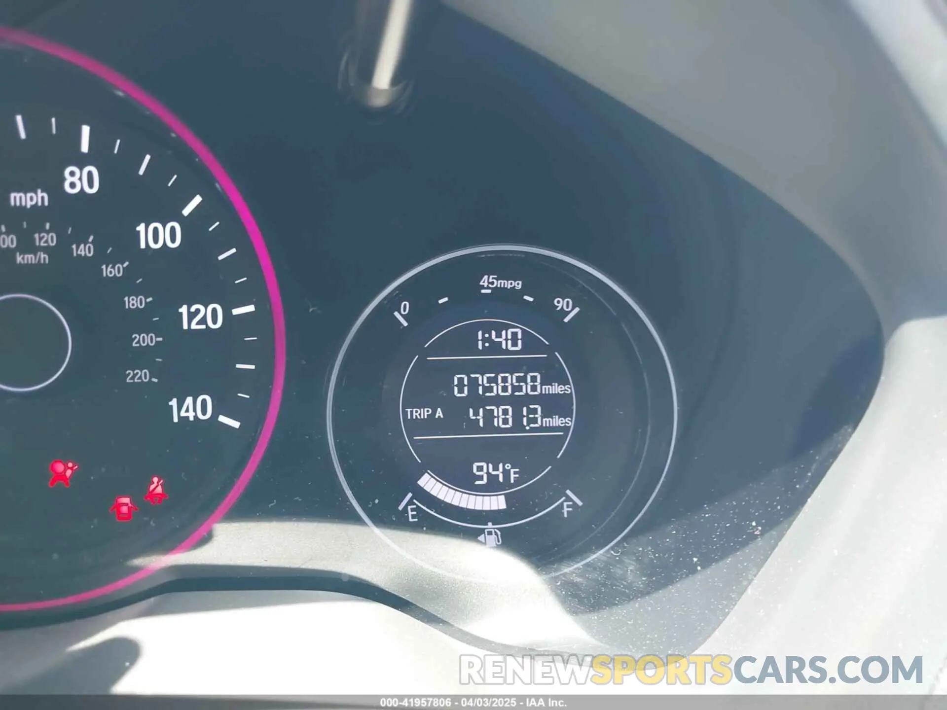 7 fotografías del automóvil dañado 3CZRU5H3XLM718688 HONDA HR-V 2020