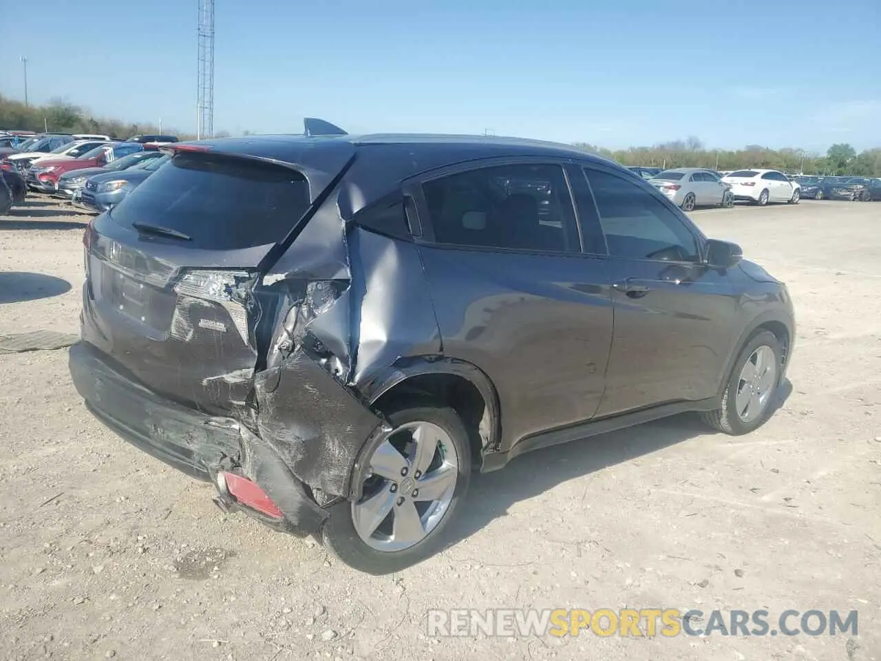 3 fotografías del automóvil dañado 3CZRU5H51LM717611 HONDA HR-V 2020