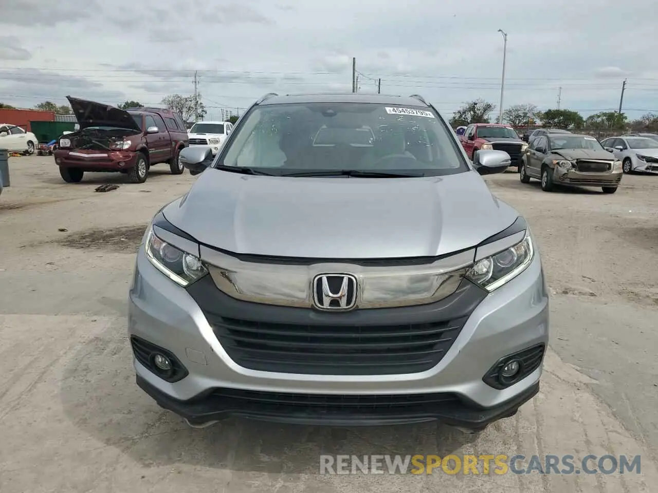 5 fotografías del automóvil dañado 3CZRU5H57LM714406 HONDA HR-V 2020