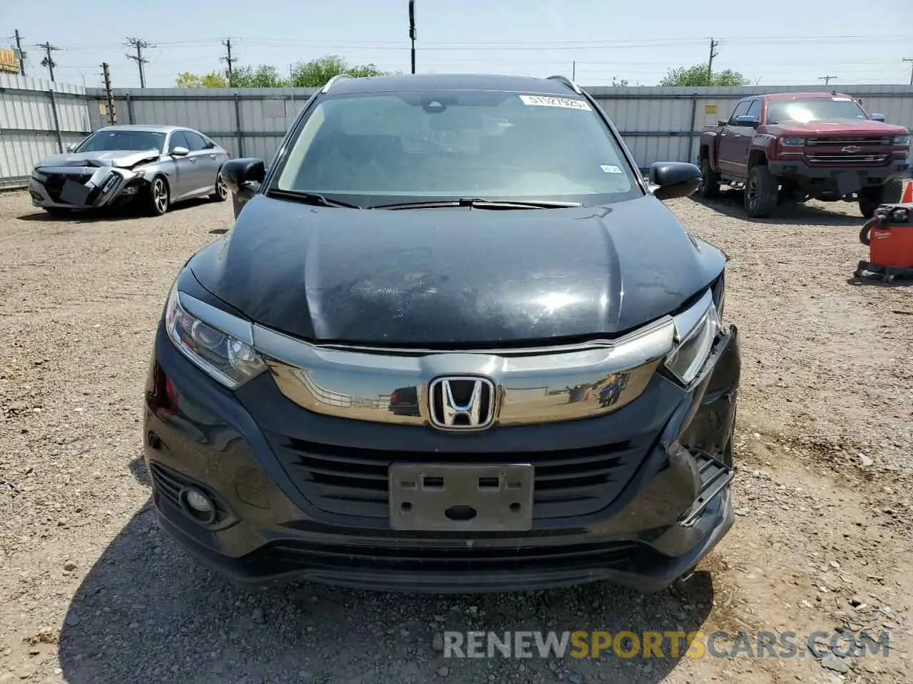 5 fotografías del automóvil dañado 3CZRU5H59LM717730 HONDA HR-V 2020