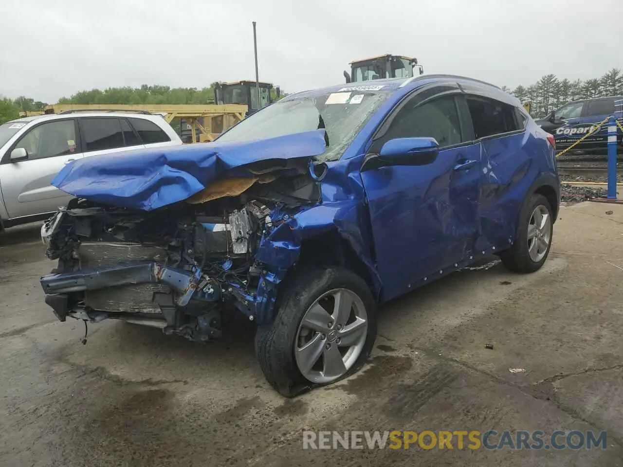 1 fotografías del automóvil dañado 3CZRU5H5XLM700855 HONDA HR-V 2020