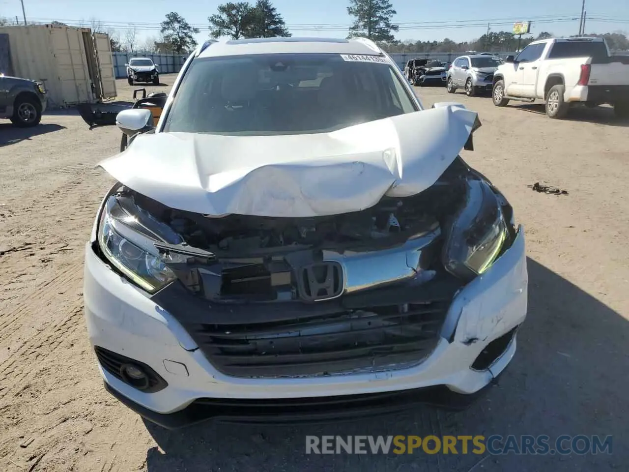 5 fotografías del automóvil dañado 3CZRU5H75LM717192 HONDA HR-V 2020
