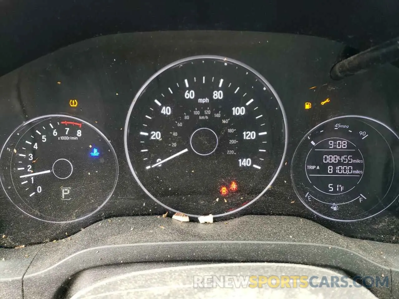 9 fotografías del automóvil dañado 3CZRU6H10LM731468 HONDA HR-V 2020
