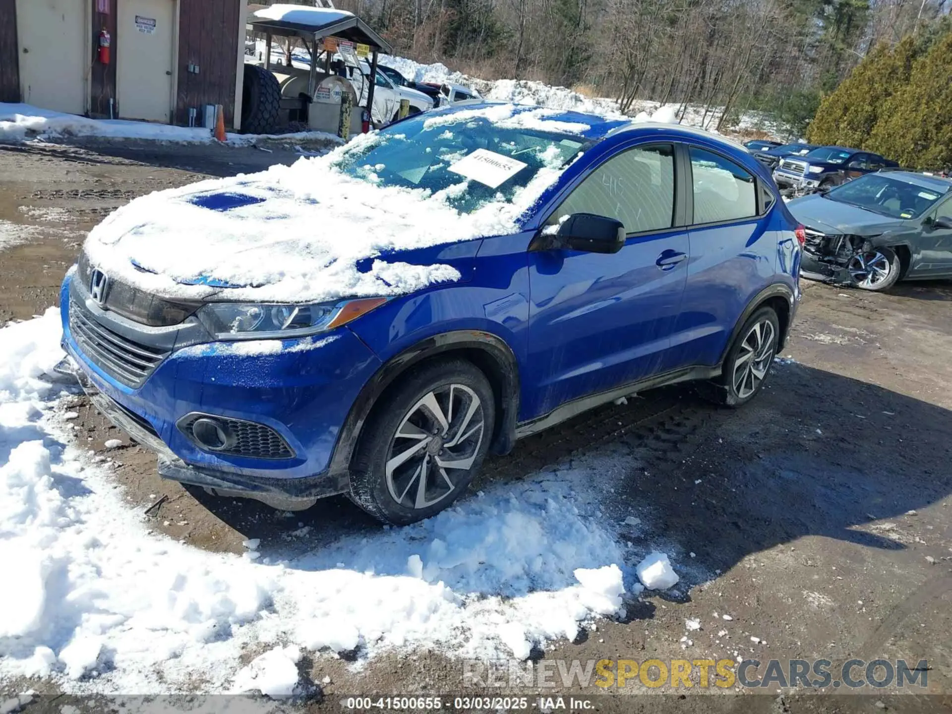 2 fotografías del automóvil dañado 3CZRU6H12LM733433 HONDA HR-V 2020