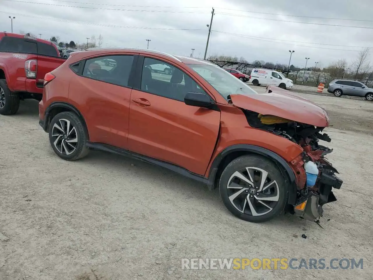 4 fotografías del automóvil dañado 3CZRU6H16LG701549 HONDA HR-V 2020