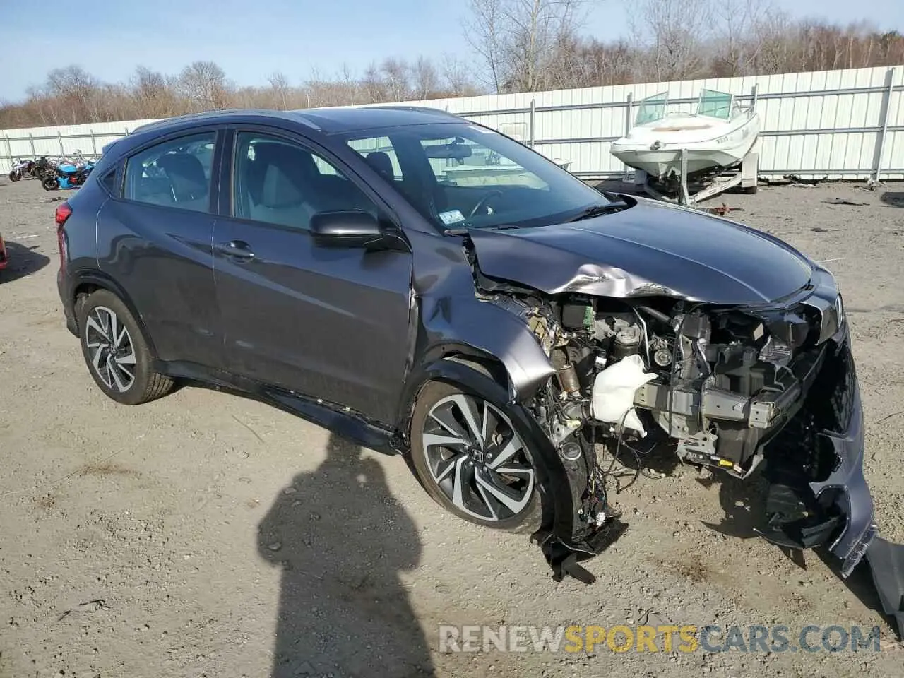 4 fotografías del automóvil dañado 3CZRU6H16LM713170 HONDA HR-V 2020