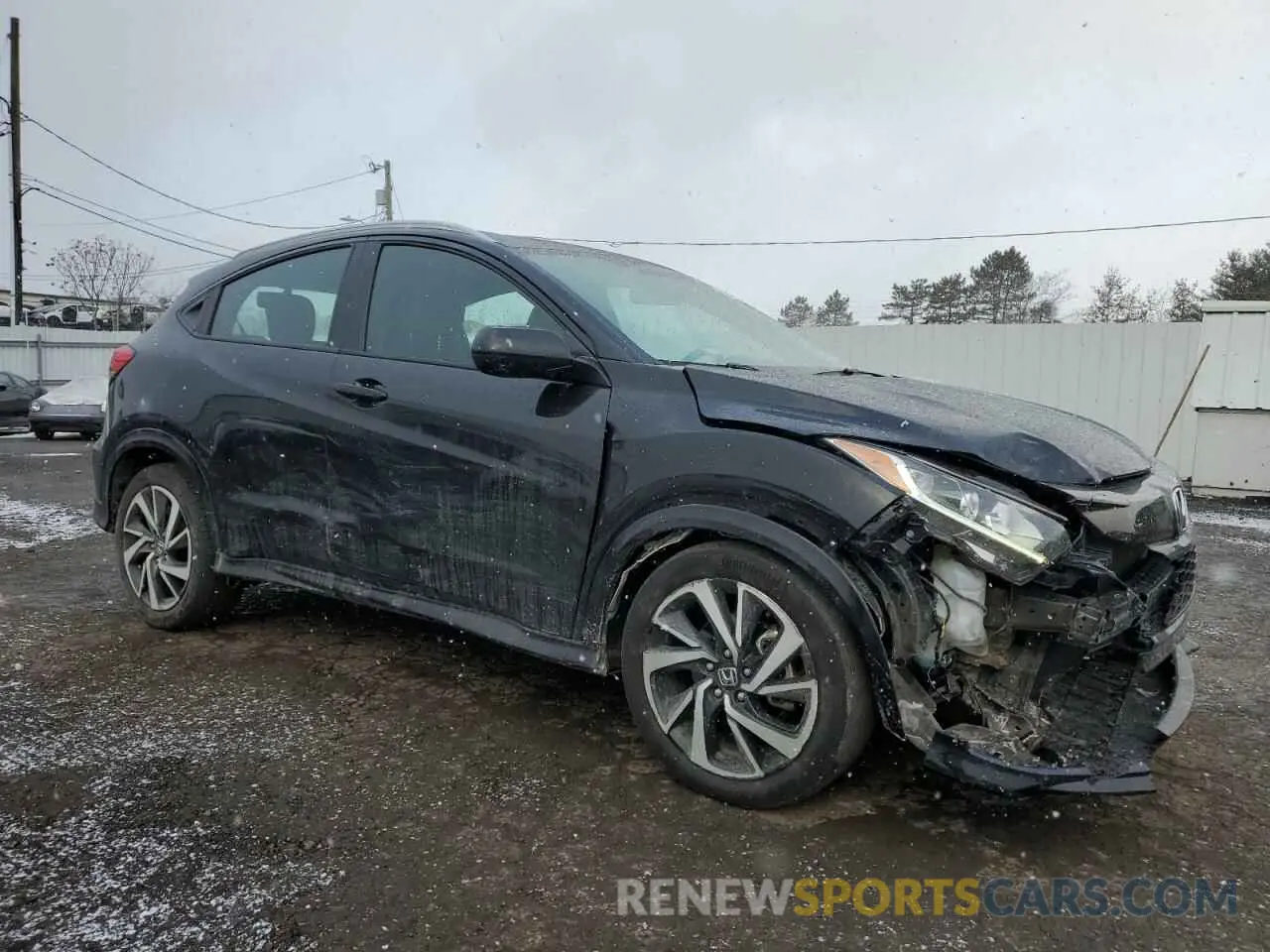 4 fotografías del automóvil dañado 3CZRU6H16LM723343 HONDA HR-V 2020