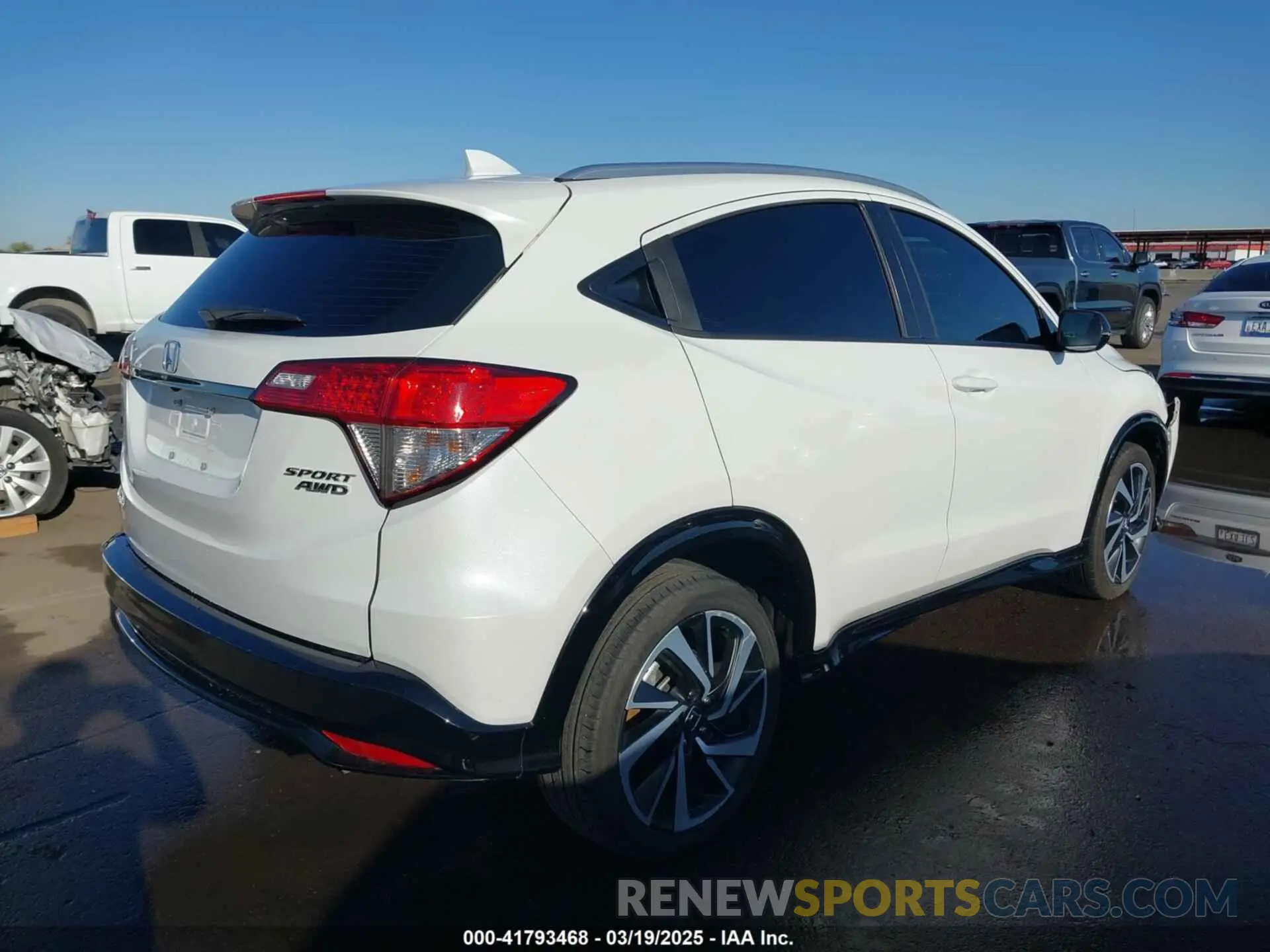 4 fotografías del automóvil dañado 3CZRU6H17LM706499 HONDA HR-V 2020