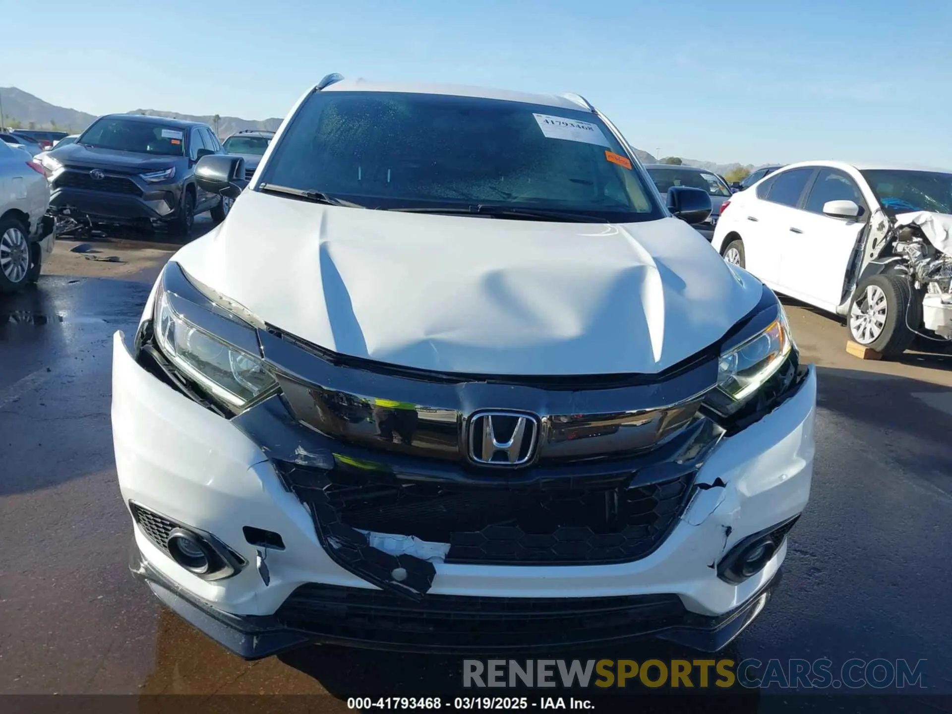 6 fotografías del automóvil dañado 3CZRU6H17LM706499 HONDA HR-V 2020