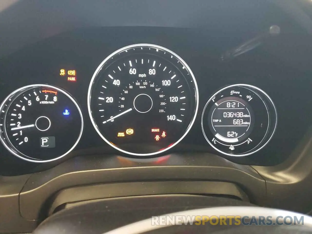 9 fotografías del automóvil dañado 3CZRU6H18LM701330 HONDA HR-V 2020