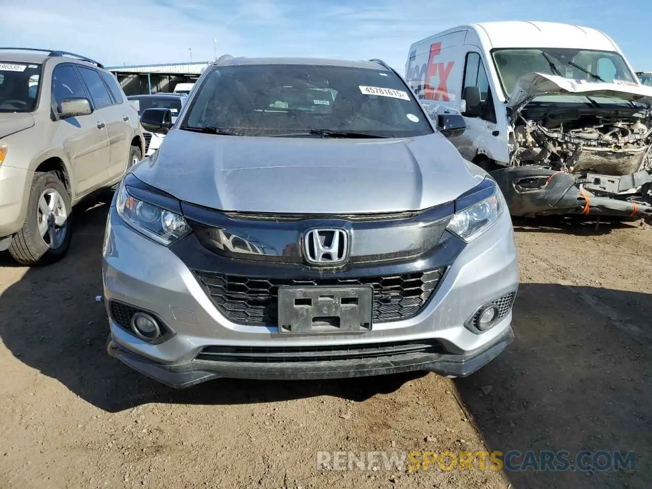 5 fotografías del automóvil dañado 3CZRU6H19LM713504 HONDA HR-V 2020