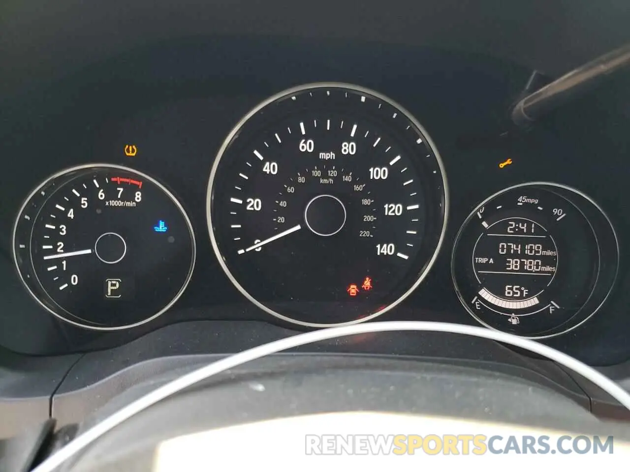 9 fotografías del automóvil dañado 3CZRU6H19LM713504 HONDA HR-V 2020